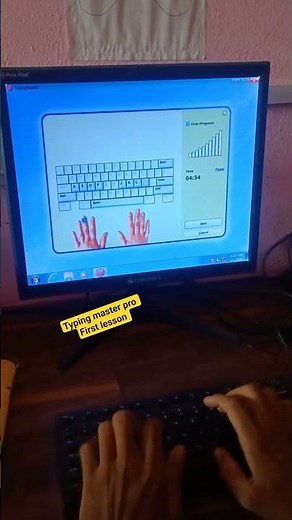 typing master pro first lesson #typing #computer #education #shorts