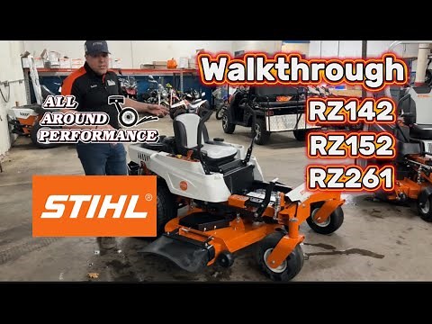 Stihl RZ Mower Walkthrough 142 152 261