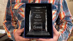 Despite weather challenges, including flooding and drought, South Dakota soybean yields in the South Dakota Soybean Yield and Quality Contest beat 2023. Michelle Rook visits with the winner about how he achieved just shy of 100 bushel yields. | SD Soybean