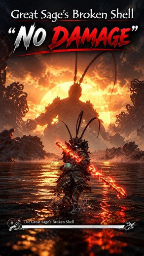 the Great Sage’s Broken Shell VS No Damage 😳🔥 | Black Myth: Wukong