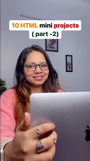 HTML Mini Project Ideas for Absolute Beginners #webdevelopment | DesignWithRehana