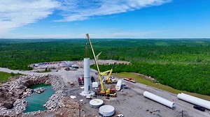 Irving Equipment is proud to provide crane support for the Benjamin's Mill Wind Project, Phase I, located in West Hants Regional Municipality, Nova Scotia. With challenging terrain and tight space, our team from Nova Scotia and New Brunswick delivered safe, efficient lifts using a range of cranes, including our Liebherr LR 1700. Watch the video below highlighting the project and visit the JDI Newsroom to learn more: https://bit.ly/3HQxYWV | J.D. Irving, Limited