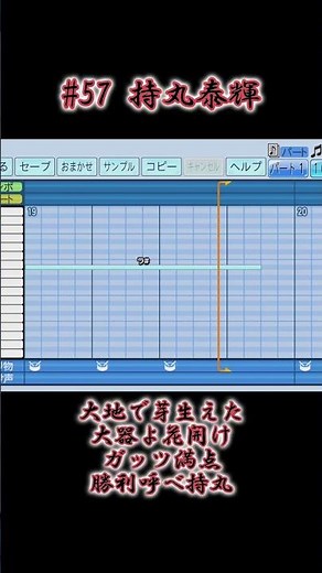 【パワプロ】広島東洋カープ持丸泰輝選手新応援歌【応援歌】