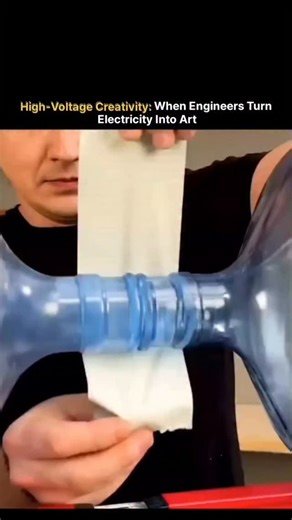 Wealth on Instagram: "This is what happens when raw creativity collides with high-voltage physics What you're seeing is a plasma-based pressure device built by an independent engineer who specializes in controlled scientific demonstrations. Instead of using fuel or combustion, setups like this rely on rapid bursts of electrical energy to superheat the air - turning it into plasma and releasing a powerful shockwave outward. Plasma is the fourth state of matter, and creating it requires temperatur