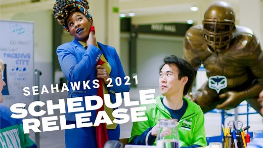 We've been brainstorming all year for this. Our 2021 schedule? 𝘐𝘵'𝘴 𝘪𝘯 𝘵𝘩𝘦 𝘷𝘪𝘥𝘦𝘰. More info: https://shwks.com/nfe4vv Tickets: https://shwks.com/6nj86k | Seattle Seahawks