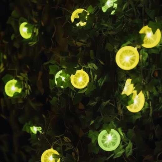Yellow Lemon LED String Lights, Battery Operated Fairy Lights for Home Decor, Twinkle Sparkle Garden Lights, Summer Party, Kitchen - Etsy