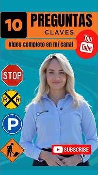 10 Preguntas CLAVES Para Tu Examen Teorico.