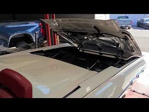 1962 Ford Thunderbird restored convertible top.