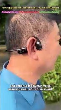 YUNPSO Bone Conduction Smart Hearing Aid Bluetooth Earphones