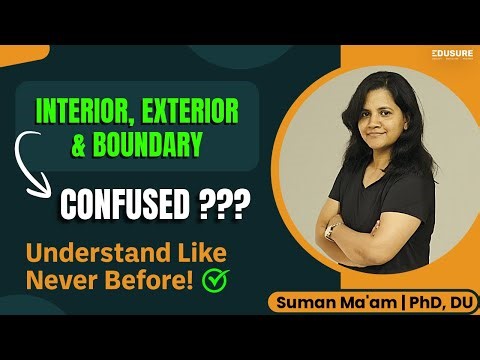 Interior, Exterior & Boundary Points of a Set | Mathematics Foundation Class - 5