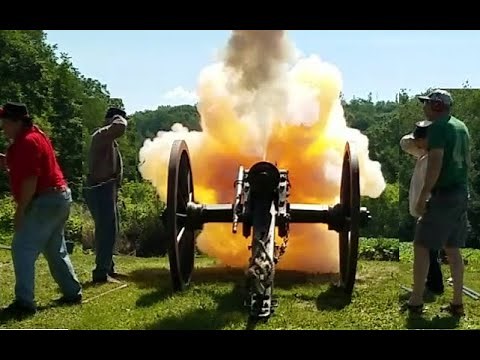 10 pound Parrott Rifle LIVE FIRE!