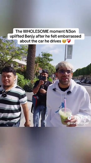 The WHOLESOME moment N3on uplifted Benjy after he felt embarrassed about the car he drives 🥺❤️‍🩹 #n3on #benjy