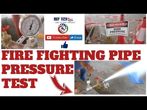 Fire Fighting Pipe Pressure Test| Fire Fighting System| Fire Fighting Pipe Work| By MEP TECH TIPS