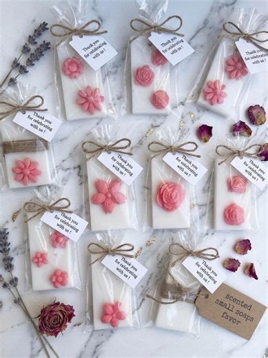 Floral Soap Favors, Baby Shower Wedding Bridal Party Gifts - Etsy