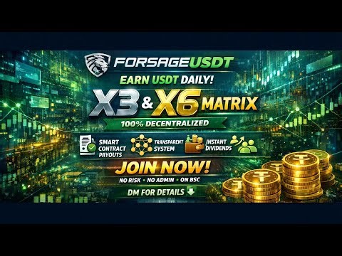 ForsageUsdt on Binance Smart Chain | NEW MLM BUSINESS PLAN 2026