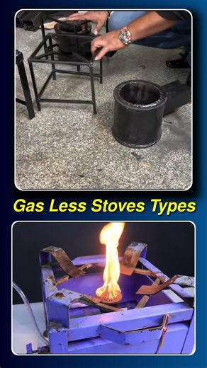 Wood Stove + Blower = Beast Cooking 🔥 No Gas Needed! #GaslessStove #CookingInnovation