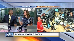 27K views · 171 reactions | There is a new service called Swimply which is basically an AirBNB like service that let’s property owners rent out their pools by the hour to let people who DON’T have pools take a swim in private. Would you rent out your pool? | Mojo In The Morning | Facebook