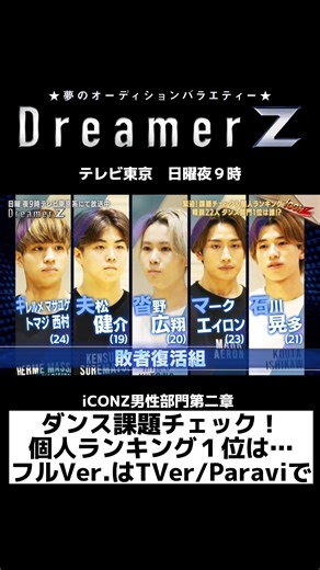 iCONZ第二章の配信と個人ランキング