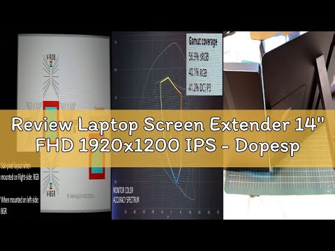 Review Laptop Screen Extender 14" FHD 1920x1200 IPS - Dopesplay Portable External Second Monitor for