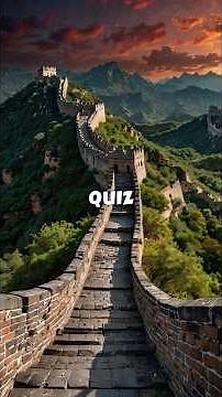 Ultimate Great Wall of China Quiz 🇨🇳🧱 (Can You Get 9/9?) #quiz