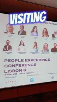 Visiting the People Conference in Lisbon, April 17, 2026