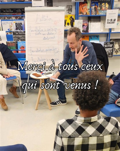 15 reactions | Hier a eu lieu l'atelier philo avec Pascal Longeanie...