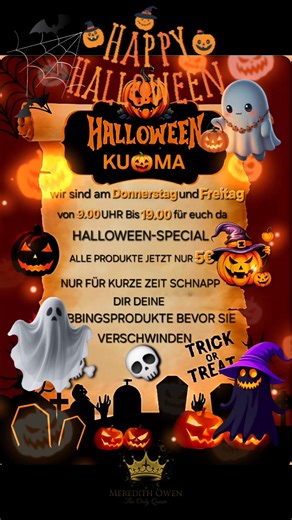 Zu Halloween steht das KU🎃MA-Team bereit, um euch einen wunderschönen und gruseligen Look zu zaubern!💀☠️ | KUMA.