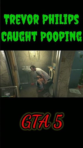 Trevor Philips Caught Pooping😂 | Gta-5 Funny Moments #shorts