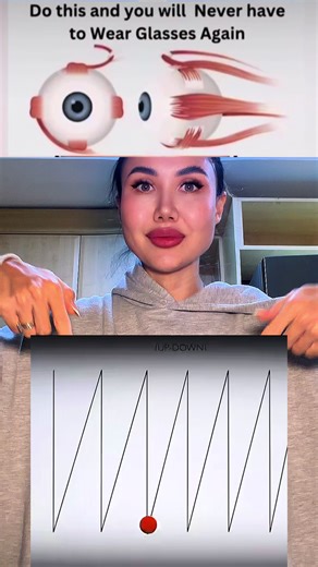 Eye tracking exercises 👁️ • Up–Down — trains vertical eye muscles, reduces eye strain from screens. • Left–Right — improves eye coordination and visual focus. • Diagonals — activates multiple eye muscles, increases flexibility. • Star shape — improves precision and eye-brain connection. • Figure 8 (∞) — balances both eyes, relaxes tension. • Circles — improves eye mobility and blood flow. Why it helps: Smooth eye movements train muscles, reduce tension and support visual comfort. #fit#fitness#w