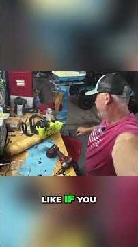 First Time Chainsaw Fix: Disconnected Bulb #shorts