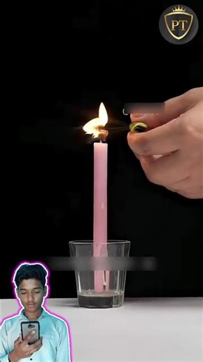 Orange Candle Fire Hack ✅ Science project class 7th #shorts #youtubeshorts #fyp #science#science