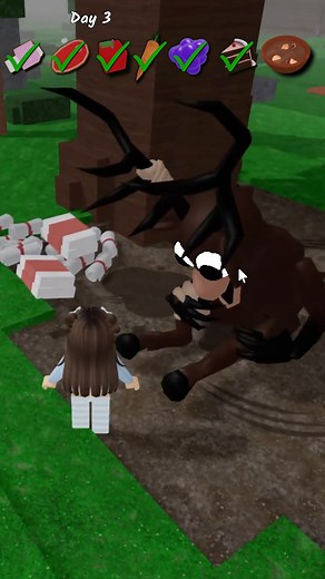 Deer vs every food 😱🍪! #roblox #reelsvideo | ImFiji Gamaing