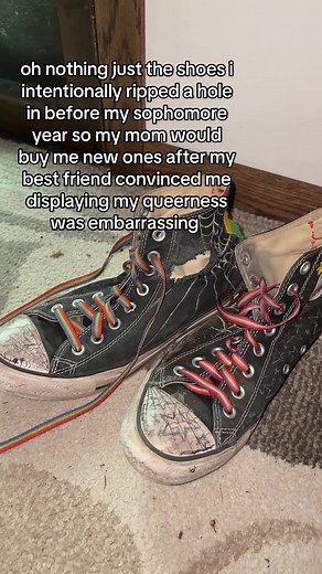 Deep Queer Expression Through Ripped Converse
