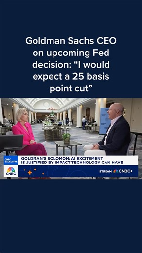 Goldman Sachs CEO David Solomon discusses what he expects from next week's Fed rate decision. Watch the full interview: cnb.cx/47DhwDO | CNBC