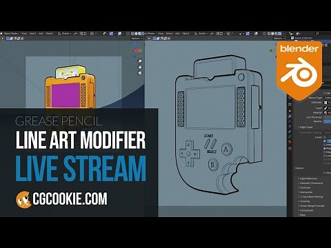 Line Art Modifier - This week with Grease Pencil