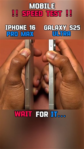 ☠️⚡IPHONE 16 PRO MAX VS GALAXY S25 ULTRA-SPEED TEST!!🚀