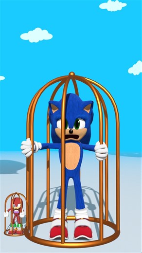 Sonic and Knuckles caught in a loop #sonic #animation #shorts