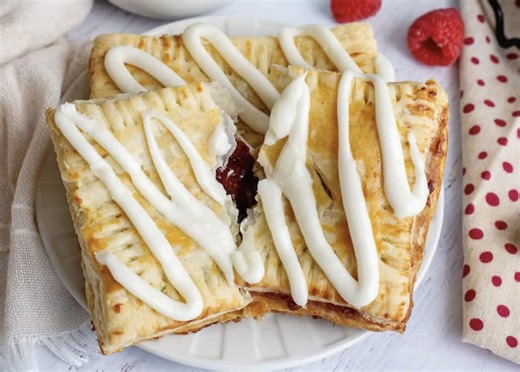 Flaky, cozy homemade toaster strudel covered in sweet glaze - East Idaho News