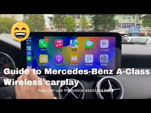 How to Upgrade Your Mercedes-Benz A-Class Control Screen: Installation Wireless Carplay#BENZCARPLAY