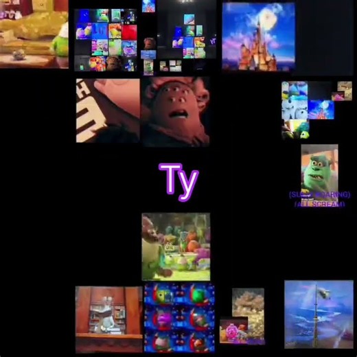 All 25 pixar era movies at once 4x fast