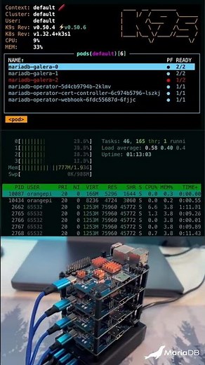 A $150 4-node cluster running a database on Kubernetes #coding #devops #databaseconcepts