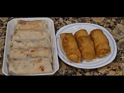 Popiah / Spring Roll using homemade popia skin