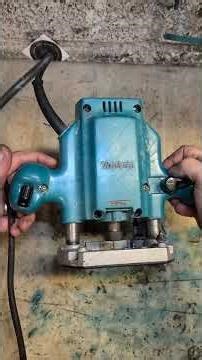 Power Tool Fix. This Makita router needs to be warmed up and persuaded to run. #tools #makita #fix