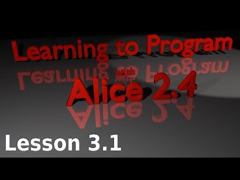 Alice Tutorial 2.4 Lesson 3.1 - Lighting, Opacity, and Fog Properties