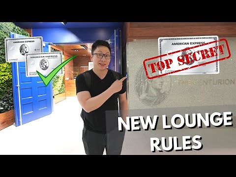 HUGE Changes to Amex Centurion Lounges 2023 | How to Access Airport Lounge
