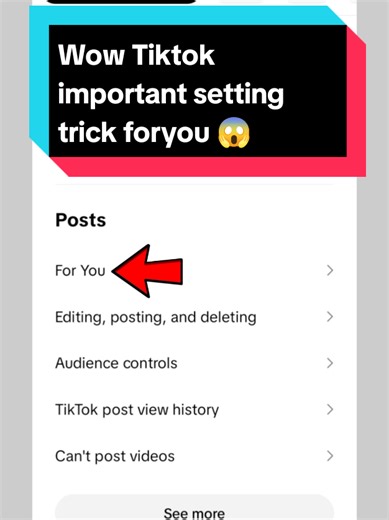 Wow Tiktok important setting trick foryou appeal 🇬🇧✅ #learnontiktok #tipsandtrick #muaviatechofficial #tiktokforyou #tiktokvideoforyoutrick