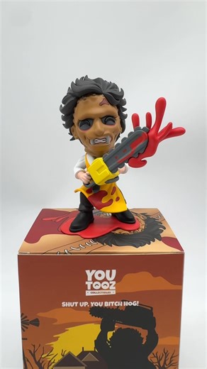 6.4K views · 37 reactions | the terrifying Texas Chainsaw Massacre Leatherface figure is live now | Youtooz | Facebook
