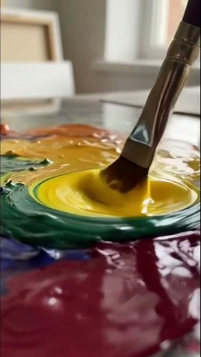 Satisfying Paint Mixing ASMR | Realistic Color Mixing Tutorial for Beginners