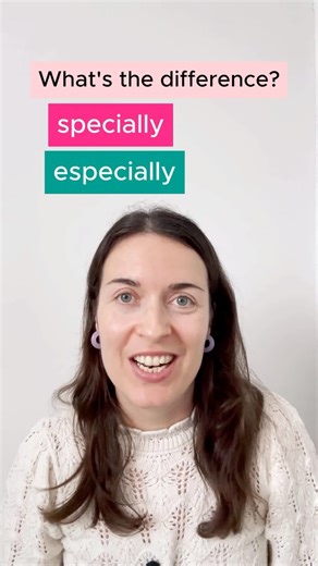 Specially and especially - what’s the difference in English? 🇬🇧 #englishgrammar #englishtenses #grammar #britishenglish #speakenglish #anglais #ingles #inglese #angielski | English with Aga