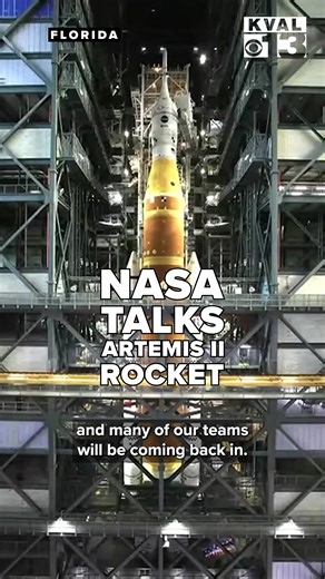 Artemis II rocket set to roll out from Kennedy Space Center! This massive Space Launch System will make its way to Launch Complex 39B, marking a huge step for NASA's return to the Moon. Stay tuned for updates as we witness history in the making! https://bit.ly/49HGcKy #liveonKVAL
